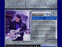 Tablet Screenshot of michaellewismusic.com